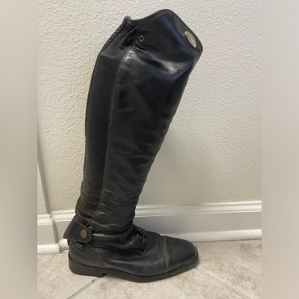 Parlanti women’s 7.5 regular height slim calf horse riding boots